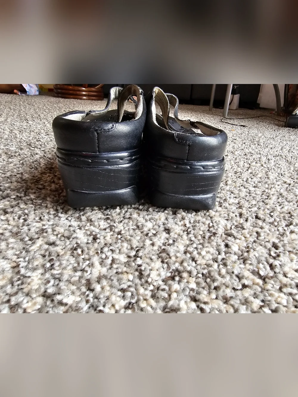 Klogs Kids Black Mary Jane Comfort Shoe